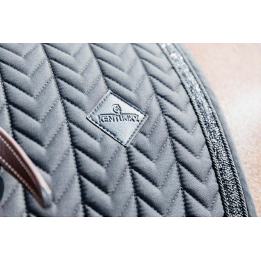Tapis de selle Kentucky Glitter Stone dressage Noir Tapis de selle Kentucky Glitter Stone dressage Noir