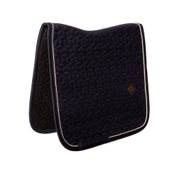 Tapis de selle Velvet dressage Kentucky Bleu marine Tapis de selle Velvet dressage Kentucky Bleu marine