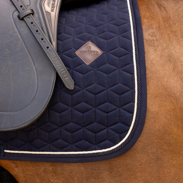 Tapis de selle Velvet dressage Kentucky Bleu marine Tapis de selle Velvet dressage Kentucky Bleu marine
