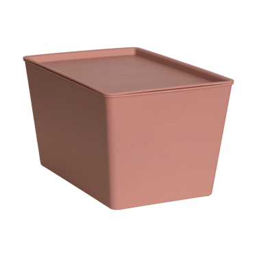 Boîte à Aliments avec couvercle Grooming Deluxe by Kentucky Vieux rose