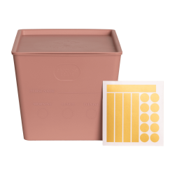 Boîte à Aliments avec couvercle Grooming Deluxe by Kentucky Vieux rose