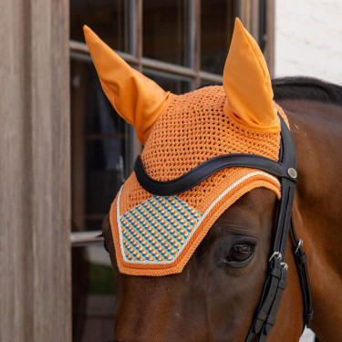 Bonnet anti-mouches Kentucky Wellington Velours avec Imprimés Coloré Bonnet anti-mouches Kentucky Wellington Velours avec Imprimés Coloré