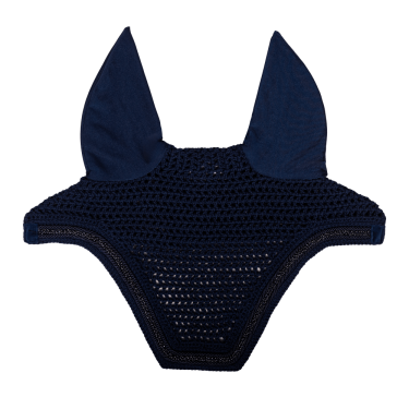 Bonnet anti-mouches Kentucky Wellington Velvet Mini Perles Marine Bleu marine