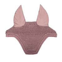 Bonnet anti-mouches Kentucky Wellington Velvet Mini Perles Vieux rose