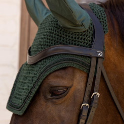 Bonnet anti-mouches Kentucky Wellington Velvet Mini Perles Vert sapin Bonnet anti-mouches Kentucky Wellington Velvet Mini Perles Vert sapin