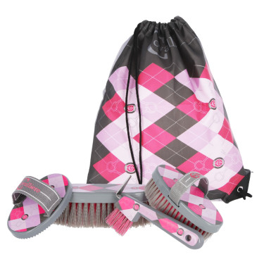 Sac de pansage enfant Lilli Covalliero avec 4 pièces Sac de pansage enfant Lilli Covalliero avec 4 pièces