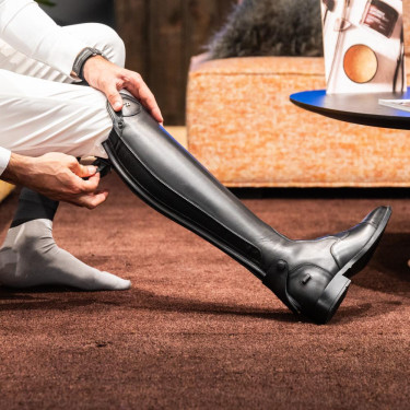 Bottes Dy'on Slim à Lacets de la taille 36/40 Noir Bottes Dy'on Slim à Lacets de la taille 36/40 Noir