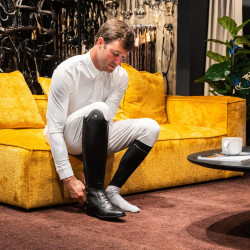 Bottes Dy'on Slim à Lacets de la taille 36/40 Noir Bottes Dy'on Slim à Lacets de la taille 36/40 Noir