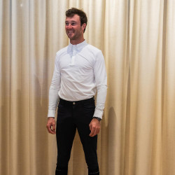 Chemise de Concours Kentucky Homme Classic manches longues Blanc