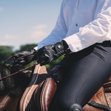 Gants d'équitation Kentucky à Grip Noir Gants d'équitation Kentucky à Grip Noir
