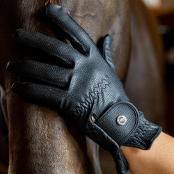 Gants d'équitation Kentucky à Grip Noir Gants d'équitation Kentucky à Grip Noir