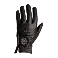 Gants d'équitation Kentucky Grip et Paillettes Noir