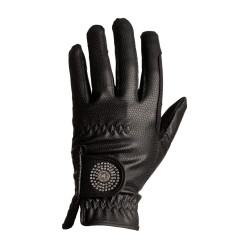 Gants d'équitation Kentucky Grip et Paillettes Noir