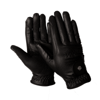 Gants d'équitation Kentucky Hiver avec Grip Noir