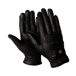 Gants d'équitation Kentucky Hiver avec Grip Noir Gants d'équitation Kentucky Hiver avec Grip Noir