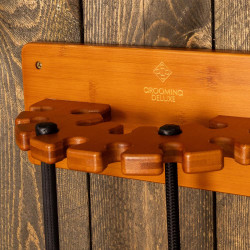 Porte-cravaches Rond Grooming Deluxe by Kentucky Bois Beige Porte-cravaches Rond Grooming Deluxe by Kentucky Bois Beige