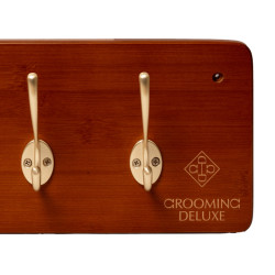 Porte-Sangles et Vestes 10 Crochets Grooming Deluxe by Kentucky Bois Beige Porte-Sangles et Vestes 10 Crochets Grooming Deluxe by Kentucky Bois Beige