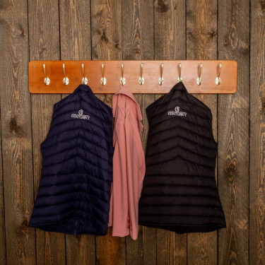 Porte-Sangles et Vestes 10 Crochets Grooming Deluxe by Kentucky Bois Beige Porte-Sangles et Vestes 10 Crochets Grooming Deluxe by Kentucky Bois Beige