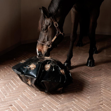 Sac à Foin Play & Slowfeeder Rond Grooming Deluxe by Kentucky Noir