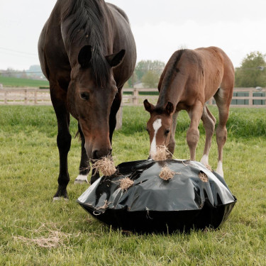 Sac à Foin Play & Slowfeeder Rond Grooming Deluxe by Kentucky Noir