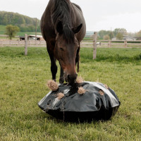 Sac à Foin Play & Slowfeeder Rond Grooming Deluxe by Kentucky Noir