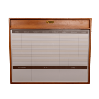 Tableau d'écurie magnétique avec cadre Grooming Deluxe by Kentucky Bois Beige