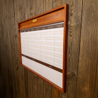 Tableau d'écurie magnétique avec cadre Grooming Deluxe by Kentucky Bois Beige