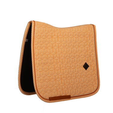 Tapis de selle Kentucky Velvet Dressage Printing Orange