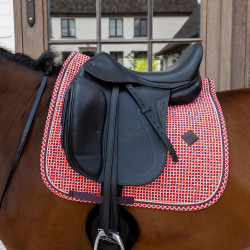 Tapis de selle Kentucky Velvet Dressage Printing Violet