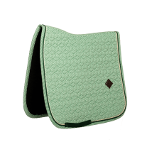 Tapis de selle Kentucky Velvet Dressage Printing Vert Tapis de selle Kentucky Velvet Dressage Printing Vert