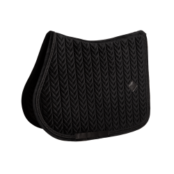 Tapis de selle Kentucky Velvet Mini Peals Jumping Noir Tapis de selle Kentucky Velvet Mini Peals Jumping Noir