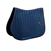 Tapis de selle Kentucky Velvet Mini Peals Jumping Marine Bleu marine Tapis de selle Kentucky Velvet Mini Peals Jumping Marine Bleu marine