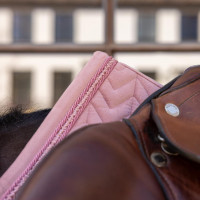 Tapis de selle Kentucky Velvet Mini Peals Jumping Vieux rose