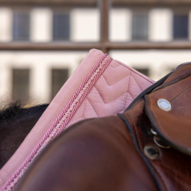 Tapis de selle Kentucky Velvet Mini Peals Jumping Vieux rose Tapis de selle Kentucky Velvet Mini Peals Jumping Vieux rose