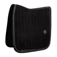 Tapis de selle Kentucky velvet mini Pearls Dressage Noir Tapis de selle Kentucky velvet mini Pearls Dressage Noir