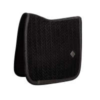 Tapis de selle Kentucky velvet mini Pearls Dressage Noir Tapis de selle Kentucky velvet mini Pearls Dressage Noir