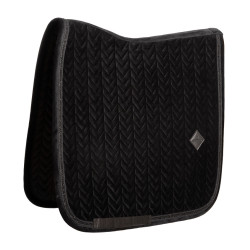 Tapis de selle Kentucky velvet mini Pearls Dressage Noir