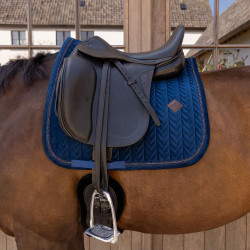 Tapis de selle Kentucky velvet mini Pearls Dressage Marine Bleu marine Tapis de selle Kentucky velvet mini Pearls Dressage Marine Bleu marine