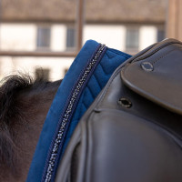 Tapis de selle Kentucky velvet mini Pearls Dressage Marine Bleu marine Tapis de selle Kentucky velvet mini Pearls Dressage Marine Bleu marine
