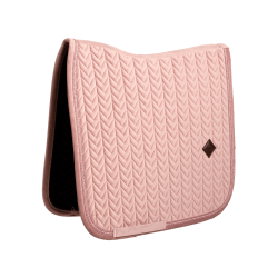 Tapis de selle Kentucky velvet mini Pearls Dressage Vieux rose