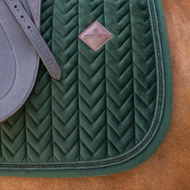 Tapis de selle Kentucky velvet mini Pearls Dressage Vert sapin Tapis de selle Kentucky velvet mini Pearls Dressage Vert sapin