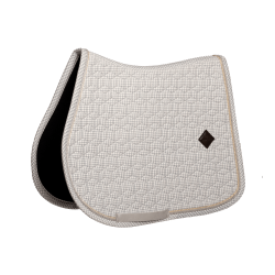 Tapis de Selle Velours Kentucky Imprimés Gris / blanc Tapis de Selle Velours Kentucky Imprimés Gris / blanc