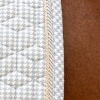 Tapis de Selle Velours Kentucky Imprimés Gris / blanc Tapis de Selle Velours Kentucky Imprimés Gris / blanc
