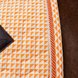 Tapis de Selle Velours Kentucky Imprimés Orange