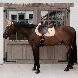 Tapis de Selle Velours Kentucky Imprimés Orange