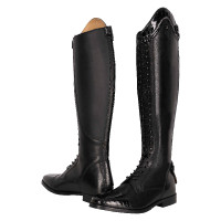 Bottes d'équitation Imperial Riding Olania Dressage Courte/Normal Black lack / chrystal