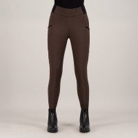 Legging d'équitation HV Polo Estrelle FullGrip femme Bois Beige