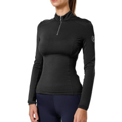 Base Layer Equestrian Stockholm Air Breeze Sunshirt femme Noir edition Base Layer Equestrian Stockholm Air Breeze Sunshirt femme Noir edition