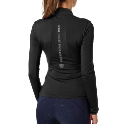 Base Layer Equestrian Stockholm Air Breeze Sunshirt femme Noir edition Base Layer Equestrian Stockholm Air Breeze Sunshirt femme Noir edition