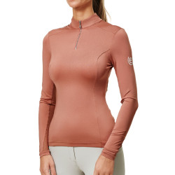 Base Layer Equestrian Stockholm Air Breeze Sunshirt femme Coral Rose